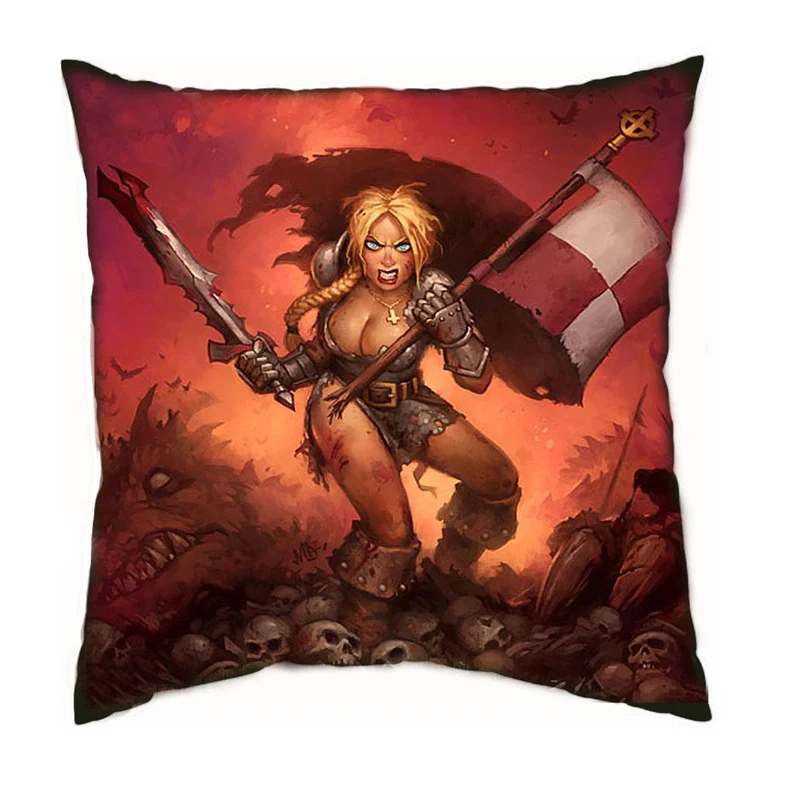 Wild Star - NO GUT'S NO GLORY - Square Cushion Cover 23" x 23"