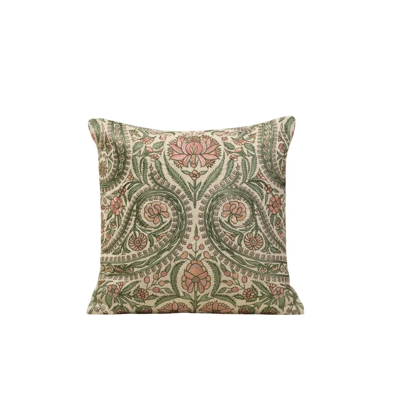 Housse de coussin MIRCEA ivoire et pastels