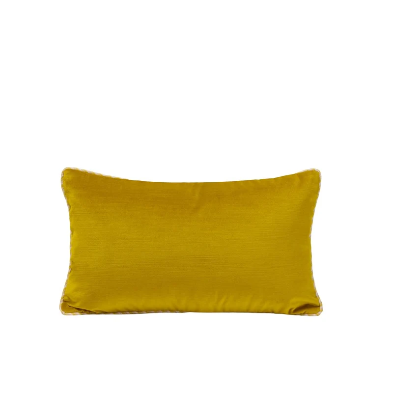 Housse de coussin DALILA jaune sulfure
