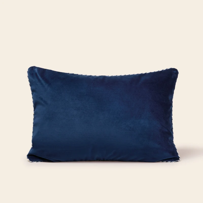 Housse de coussin DALILA bleu nuit