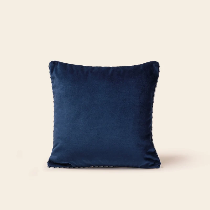 Housse de coussin DALILA bleu nuit