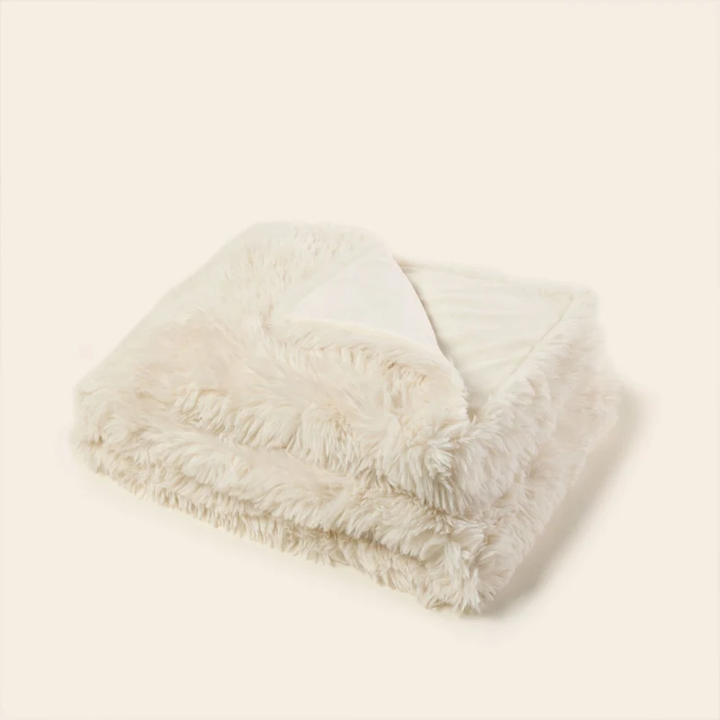 Plaid NANSEN ivoire
