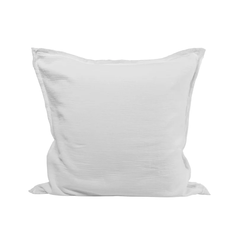 Taie d'oreiller LOU blanc coton