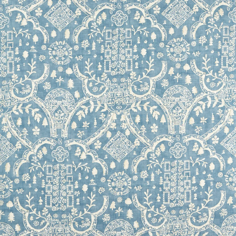Hanfstoff Topiary View - blue