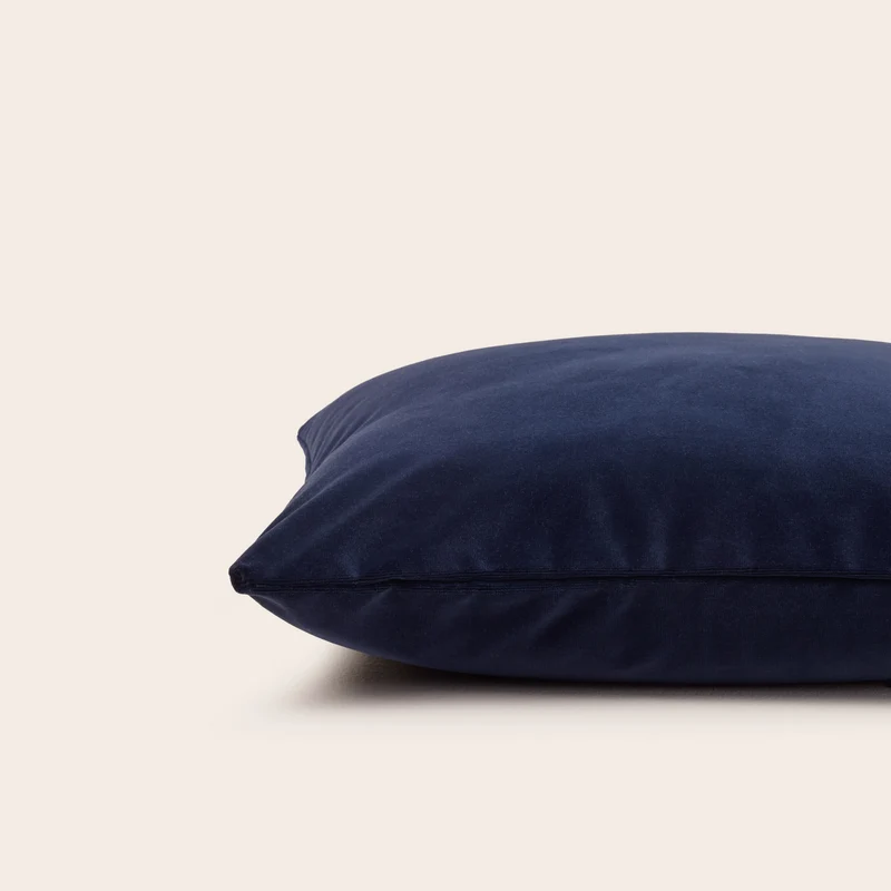 Housse de coussin MATIA bleu nuit