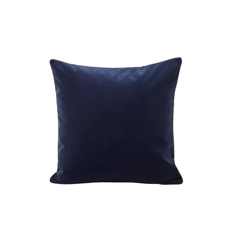Housse de coussin MATIA bleu nuit