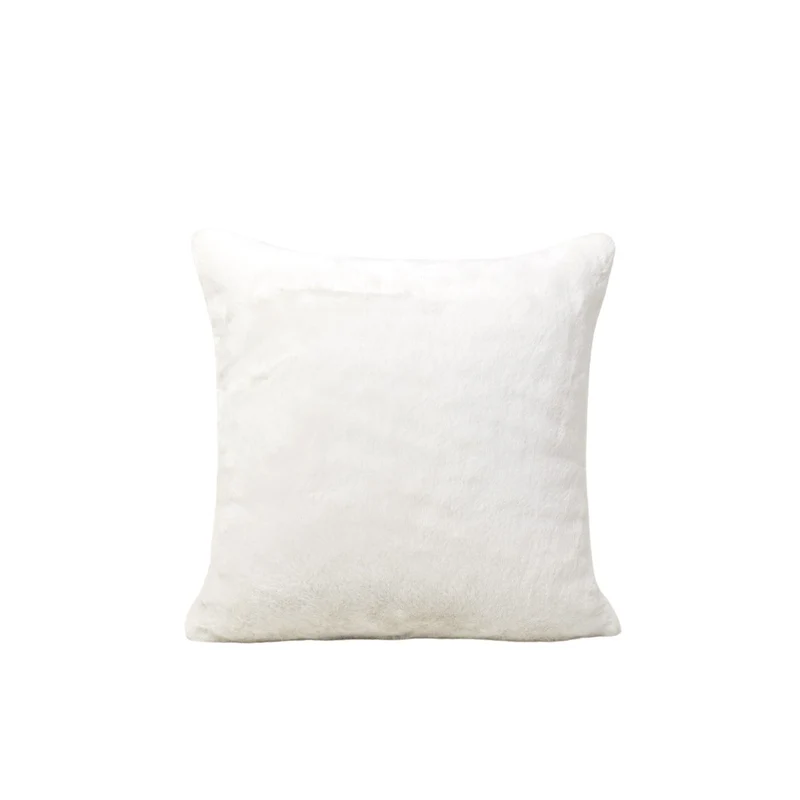 Housse de coussin BIANCA blanc hermine