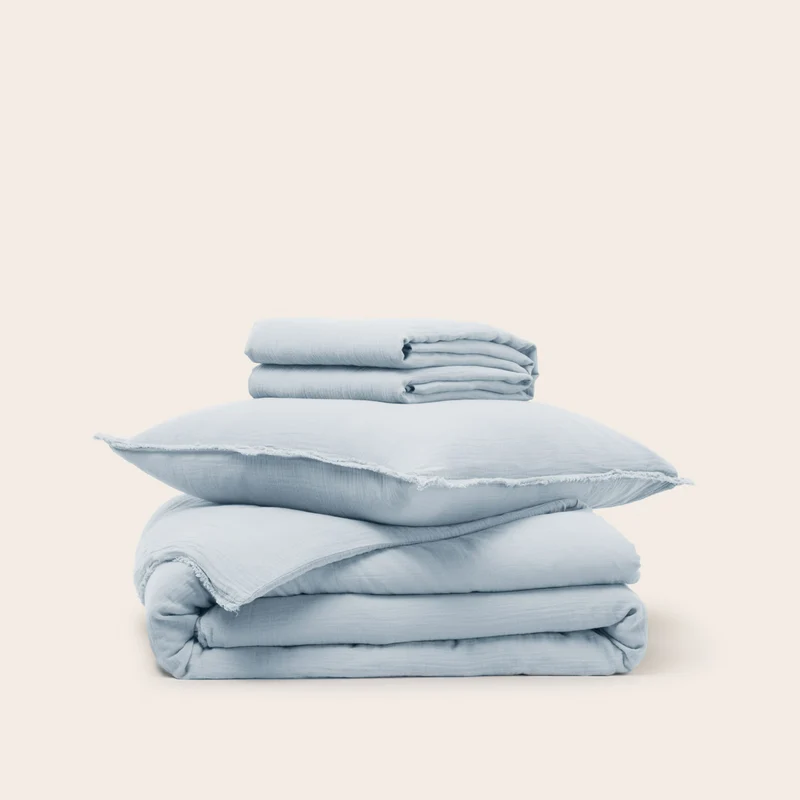 Parure de lit enfant LOU baby blue