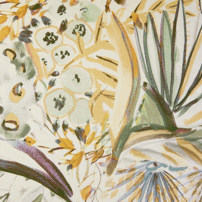 Housse de coussin AQUARELA ivoire et pastel