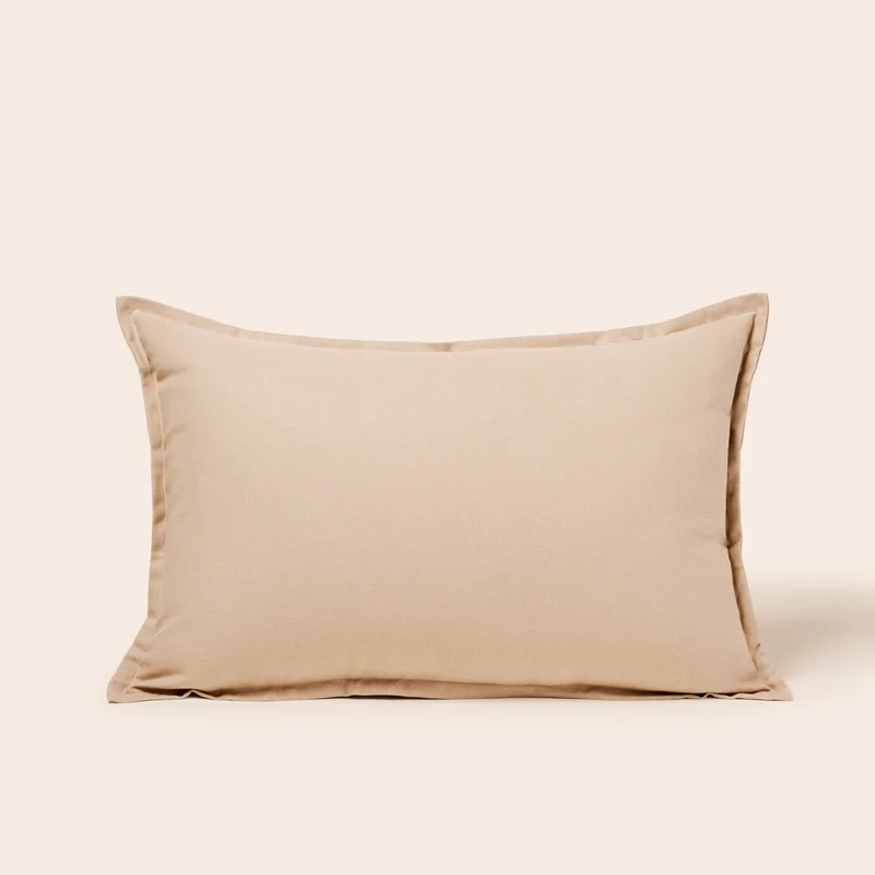 Housse de coussin LEOLINO beige minéral