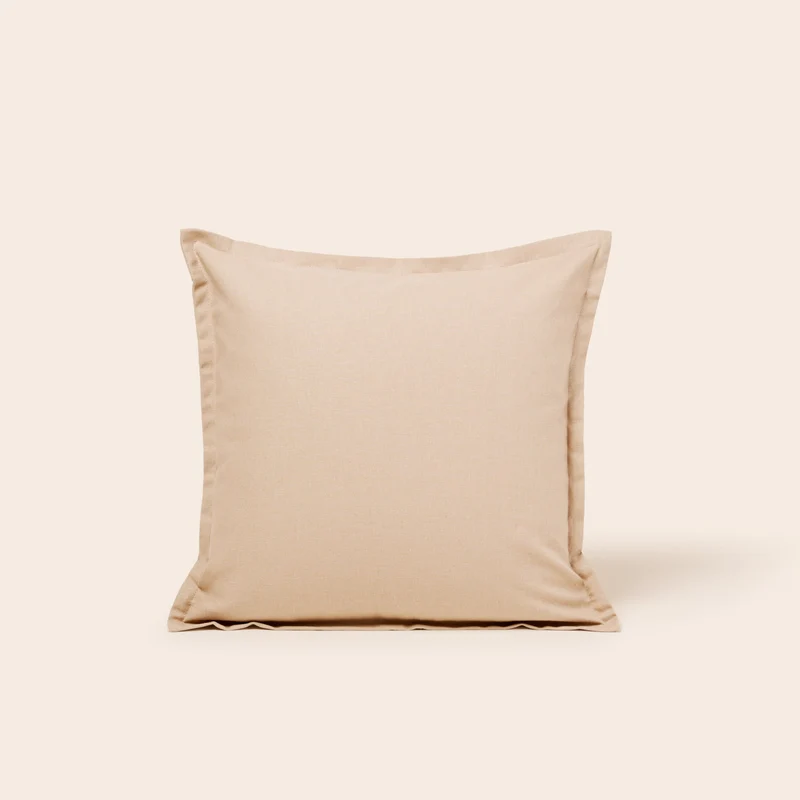 Housse de coussin LEOLINO beige minéral