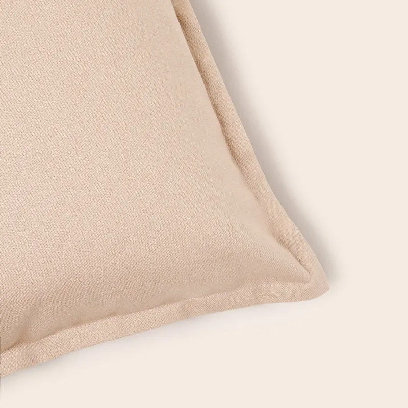 Housse de coussin LEOLINO beige minéral