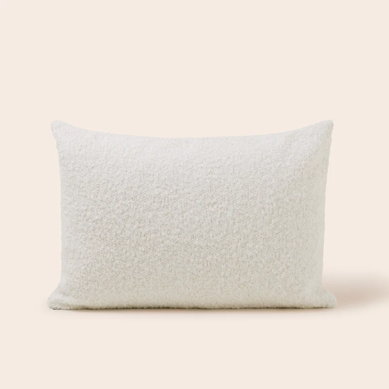 Housse de coussin LEONARD ivoire