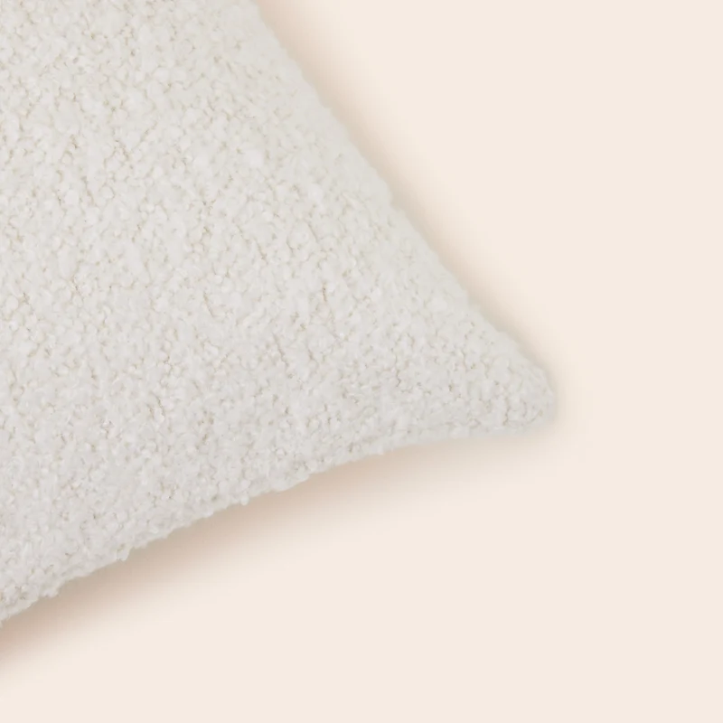 Housse de coussin LEONARD ivoire