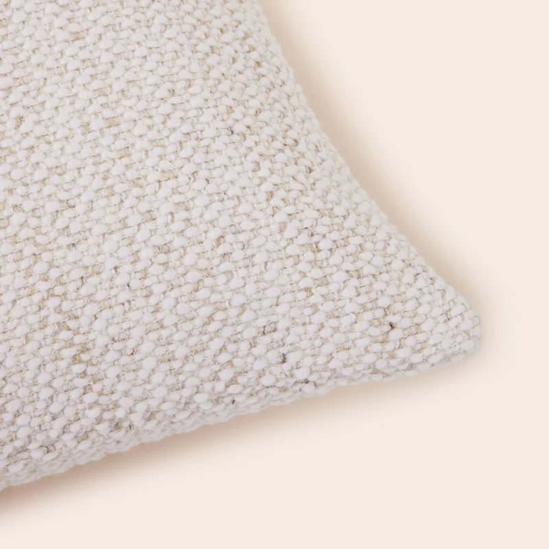 Housse de coussin LENIO ivoire