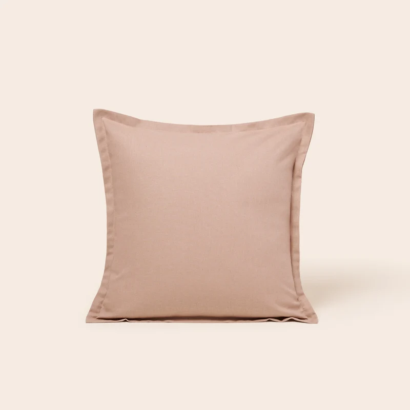 Housse de coussin LEOLINO rose des sables