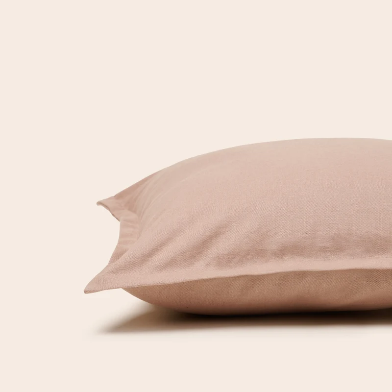 Housse de coussin LEOLINO rose des sables