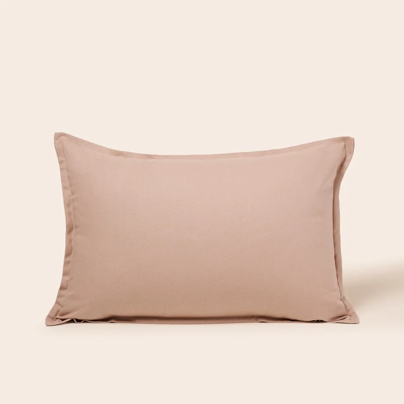 Housse de coussin LEOLINO rose des sables