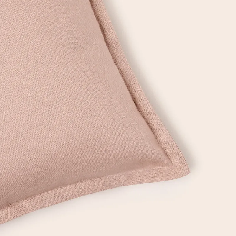 Housse de coussin LEOLINO rose des sables