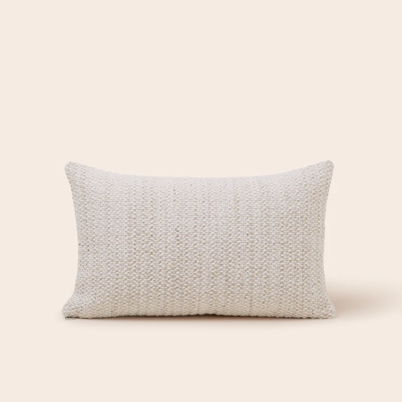 Housse de coussin LENIO ivoire