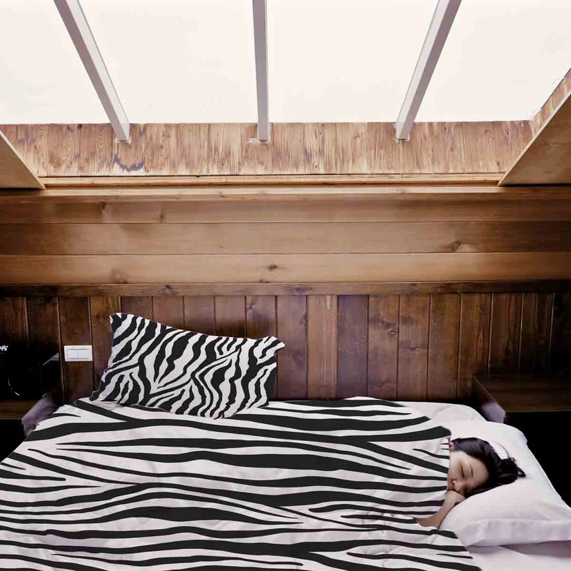 Therapiedecken Bettwäschen Set Zebra Print