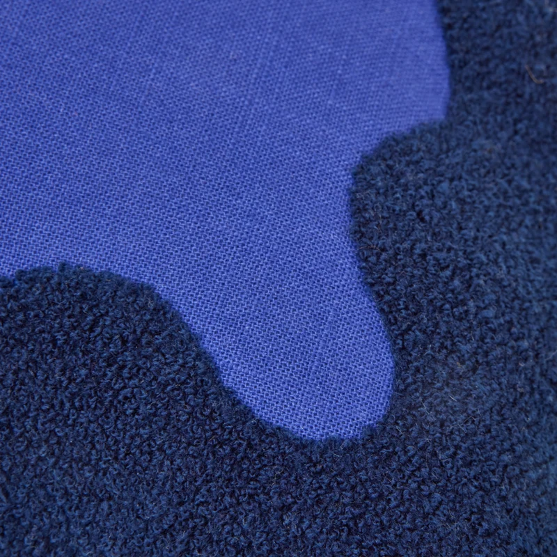 Housse de coussin NAMATA bleu outremer