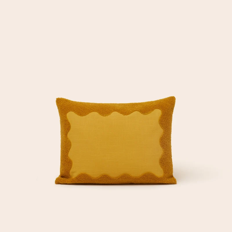 Housse de coussin NAMATA ocre