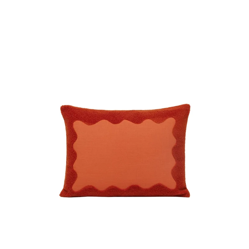 Housse de coussin NAMATA orange corail