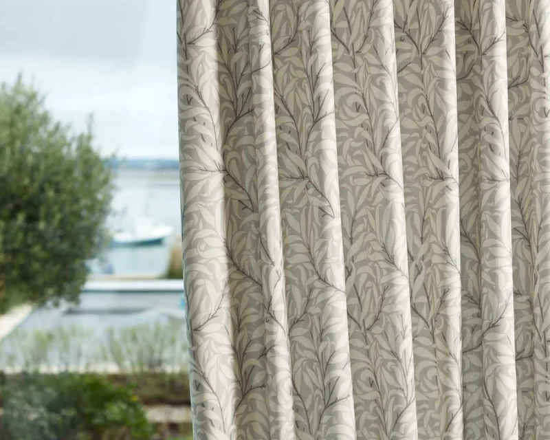 Vorhangstoff Willow Boughs - grey 304 cm