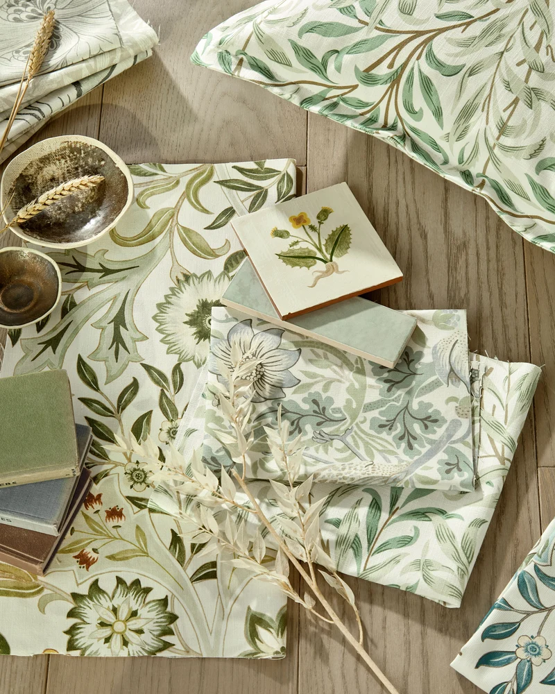 Vorhangstoff Wilhelmina - leaf green 304 cm