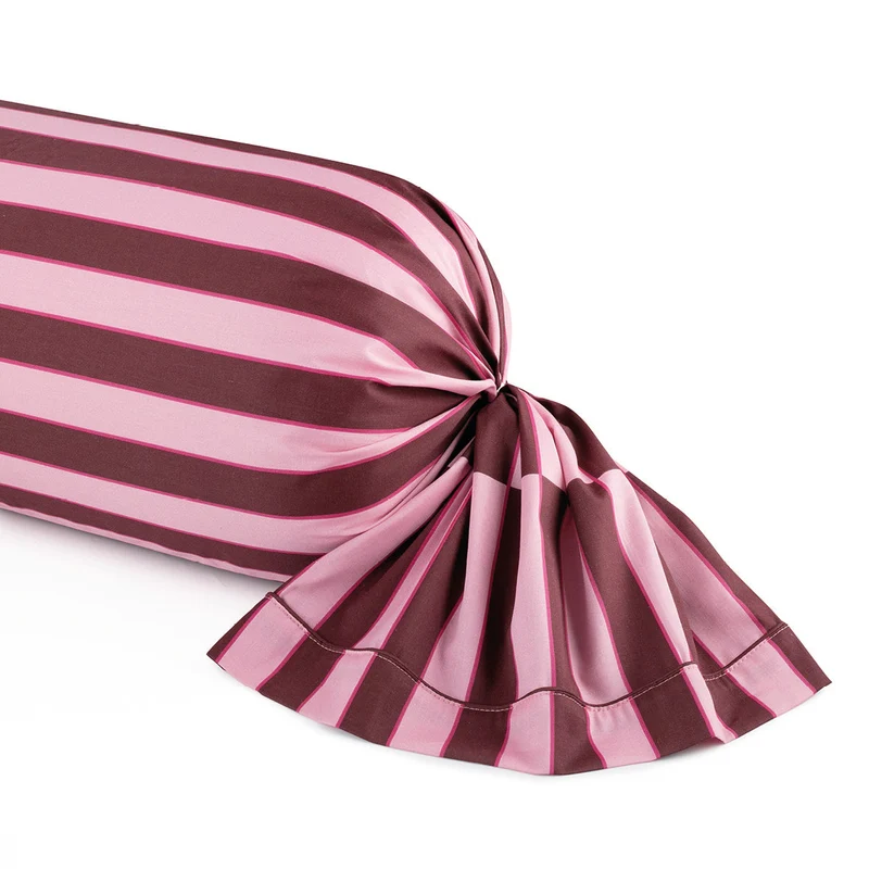 Taie d'oreiller satin de coton - Eclat Rose