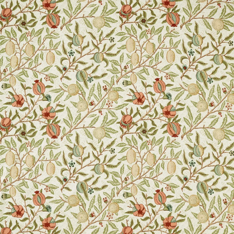 Vorhangstoff Fruit - green 304 cm