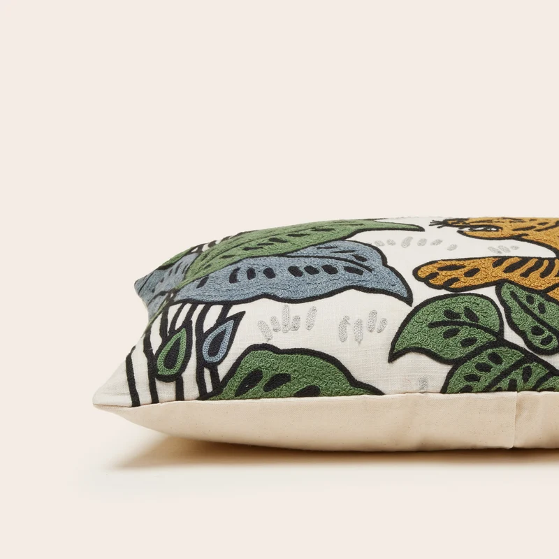 Housse de coussin TIGRIS ivoire