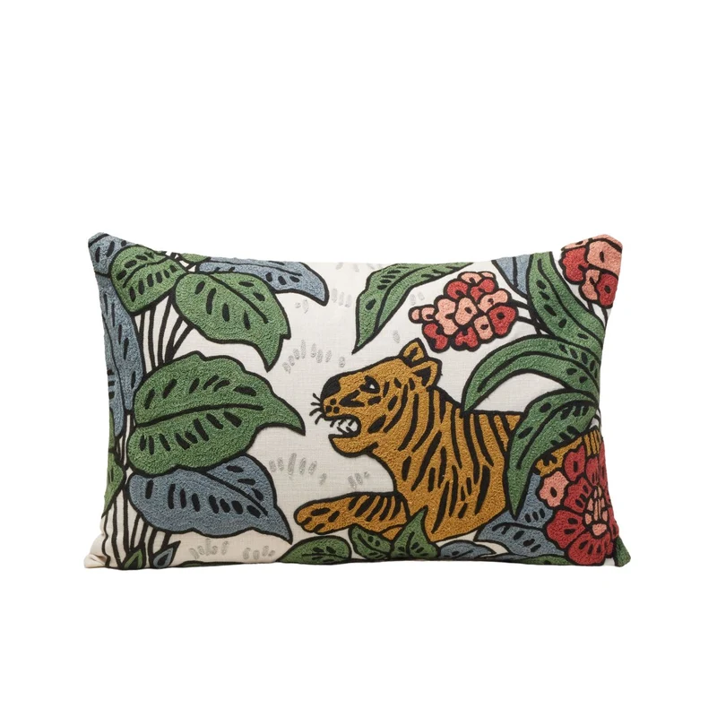 Housse de coussin TIGRIS ivoire