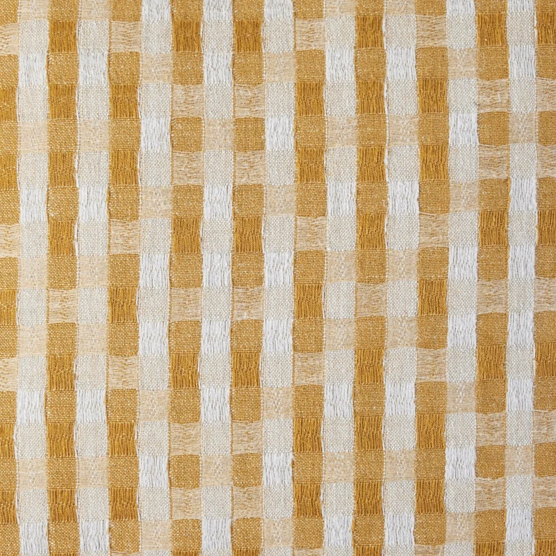 Housse de coussin CASTIN naturel et ocre