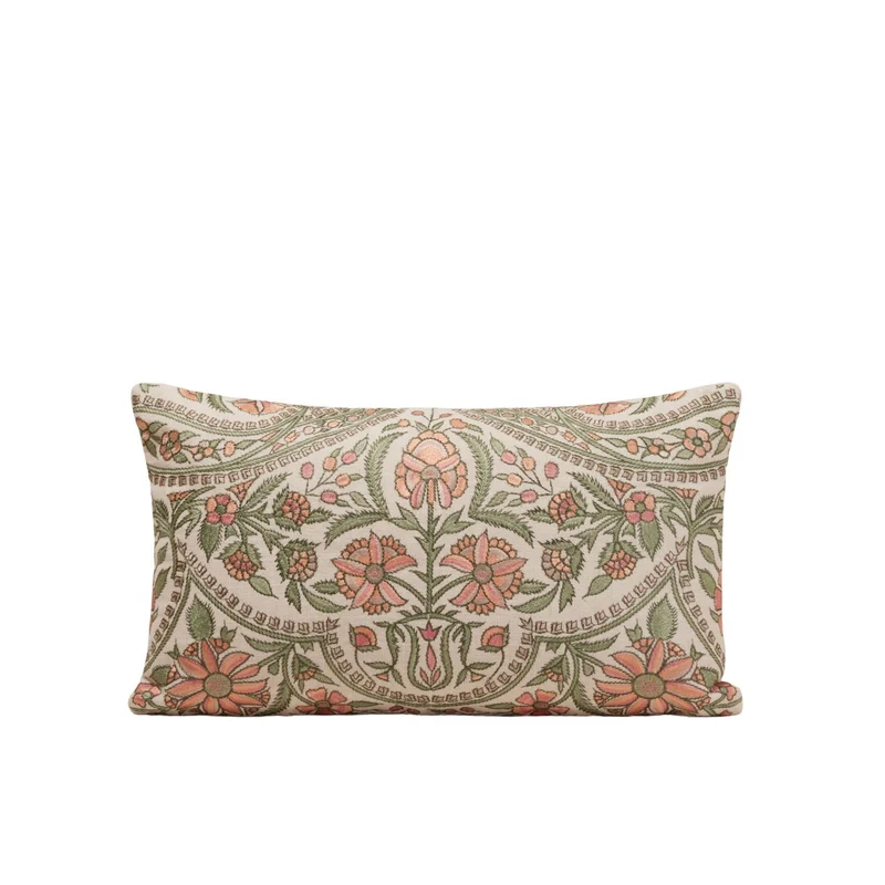 Housse de coussin MIRCEA ivoire et pastels