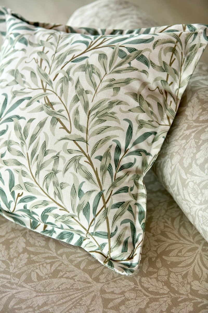 Vorhangstoff Willow Boughs - soft teal 304 cm