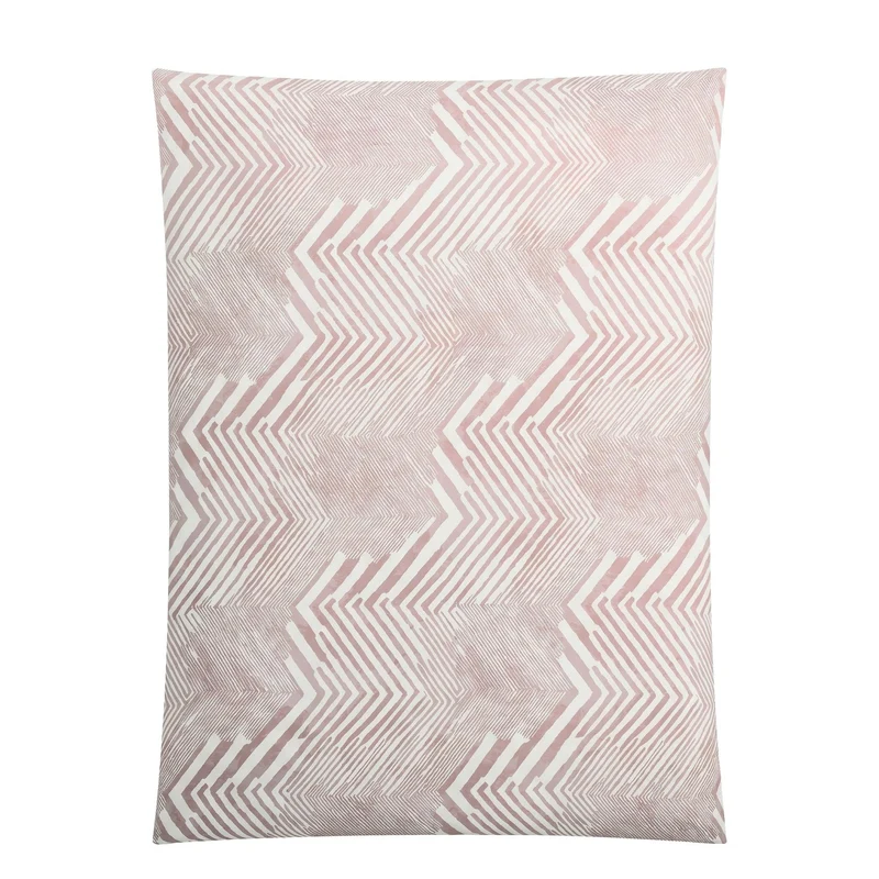 Bettwäsche Satin MACRA Pastellrose 155 x 220 cm und 80 x 80 cm