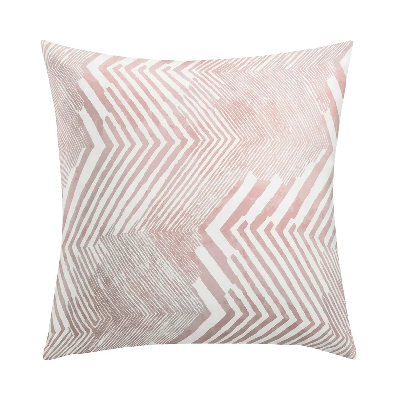 Bettwäsche Satin MACRA Pastellrose 155 x 220 cm und 80 x 80 cm