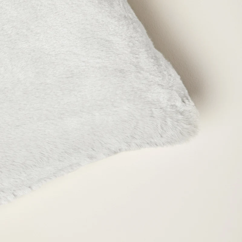 Housse de coussin BIANCA gris arctique