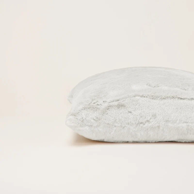 Housse de coussin BIANCA gris arctique