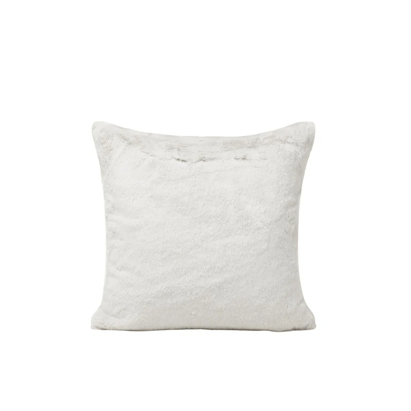 Housse de coussin BIANCA gris arctique