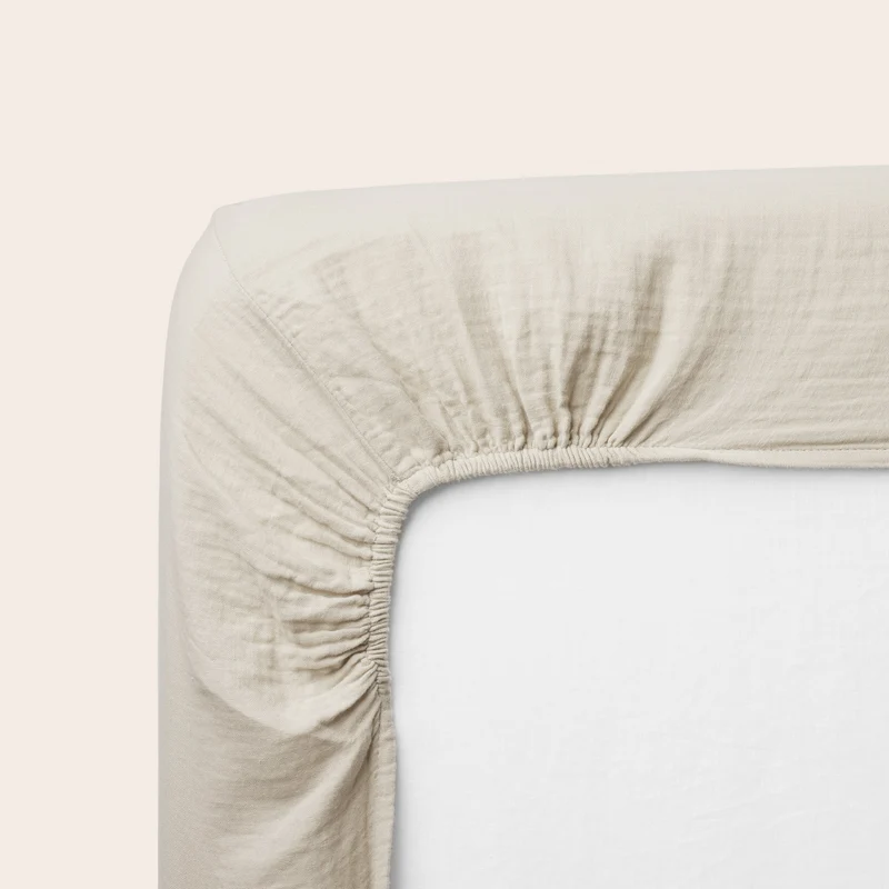 Drap Housse LOU ficelle