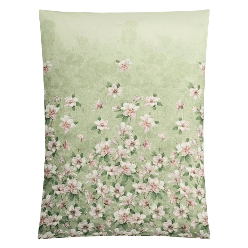 Bettwäsche Satin MAGNOLIA Distel 135 x 200 cm und 80 x 80 cm