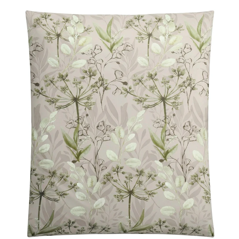 Bettwäsche Satin LUKARDIS Dill 155 x 220 cm und 80 x 80 cm