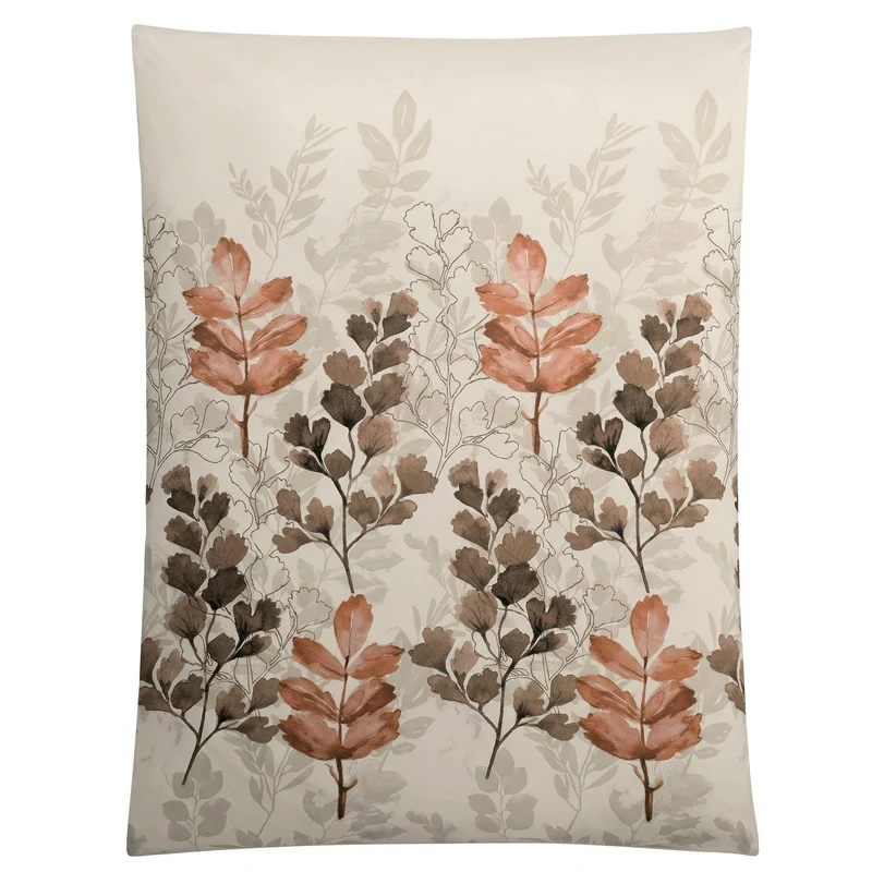 Bettwäsche Satin GRANA Macadamia 155 x 220 cm und 80 x 80 cm