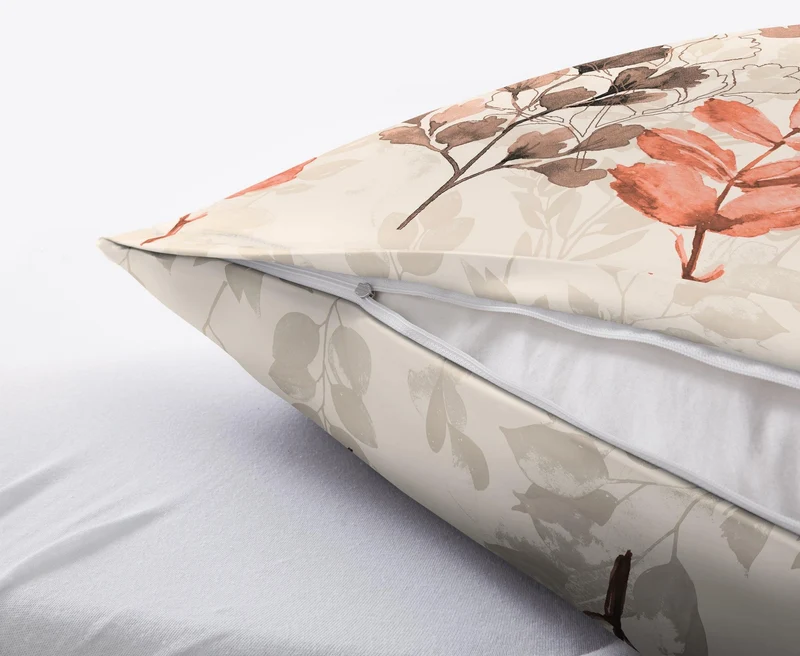 Bettwäsche Satin GRANA Macadamia 135 x 200 cm und 80 x 80 cm