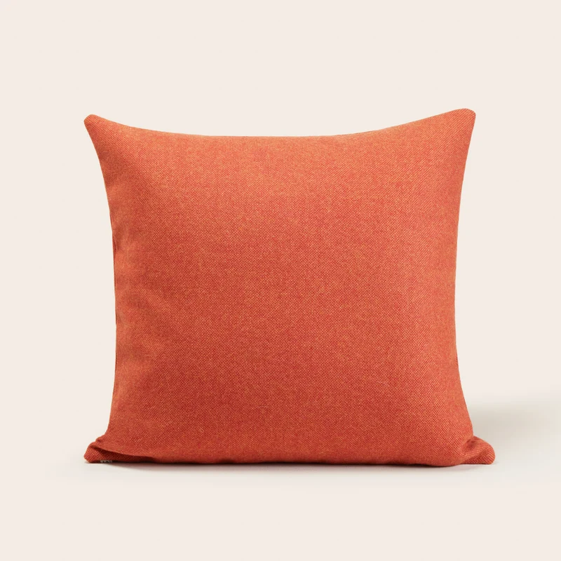 Housse de coussin MARCELO orange brûlée