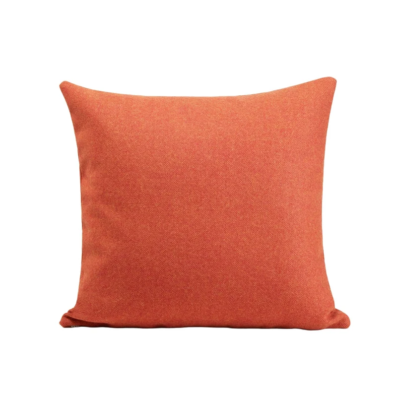 Housse de coussin MARCELO orange brûlée