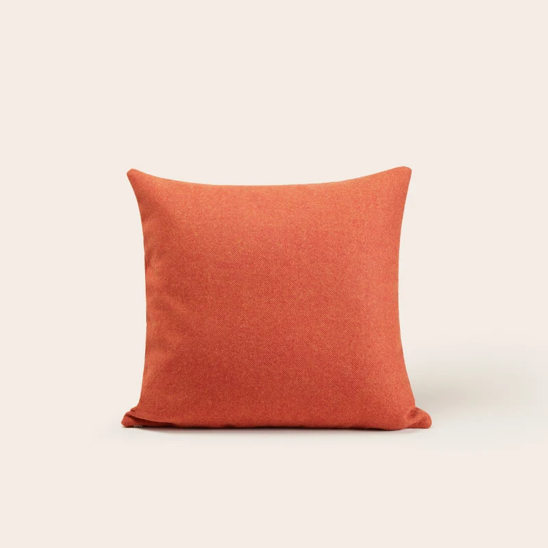 Housse de coussin MARCELO orange brûlée